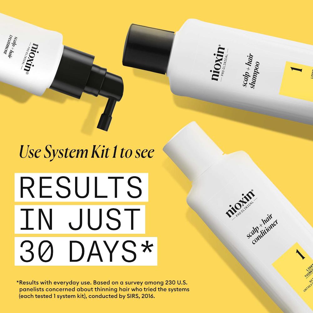 Lookfantastic NIOXIN Scalp And Hair Thickening System 1 Conditioner For Natural Hair With Light Thinning 300ml