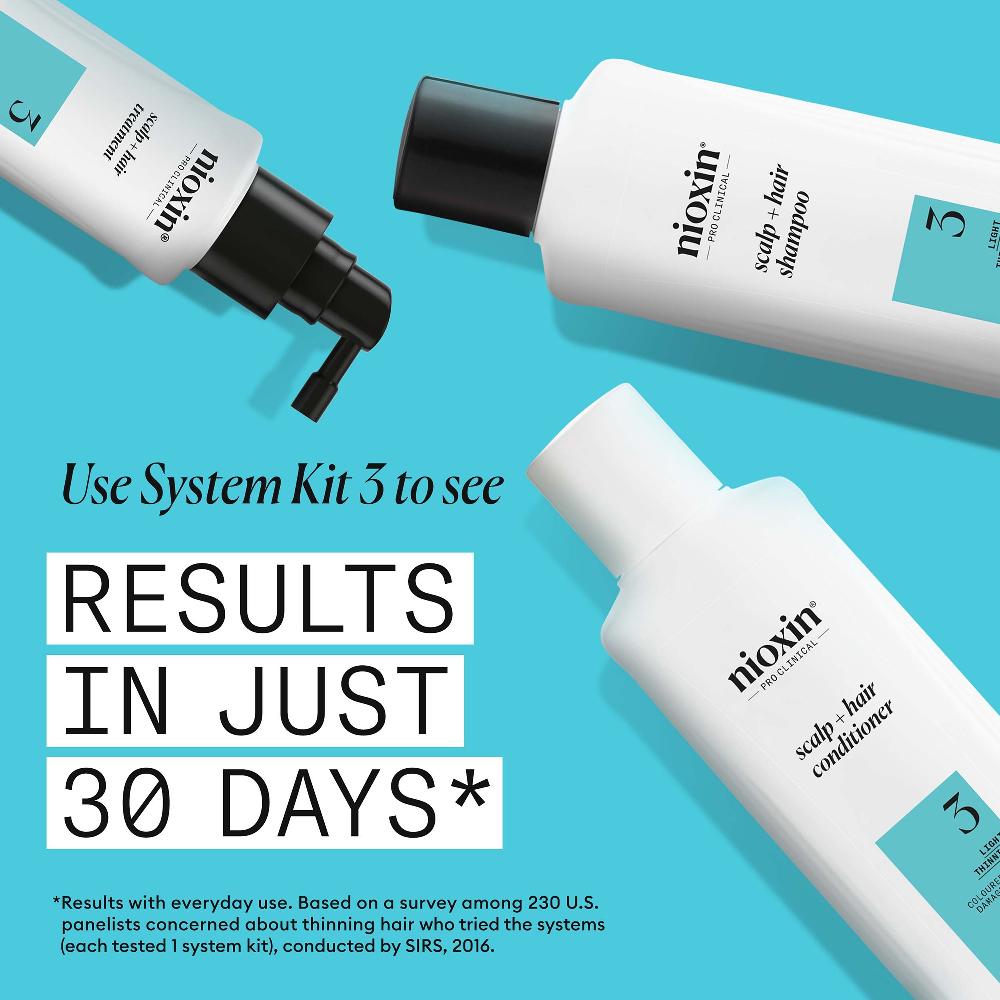 Lookfantastic NIOXIN Scalp And Hair Thickening System 3 Conditioner For Coloured Dry And Damaged Hair With Light Thinning 1L