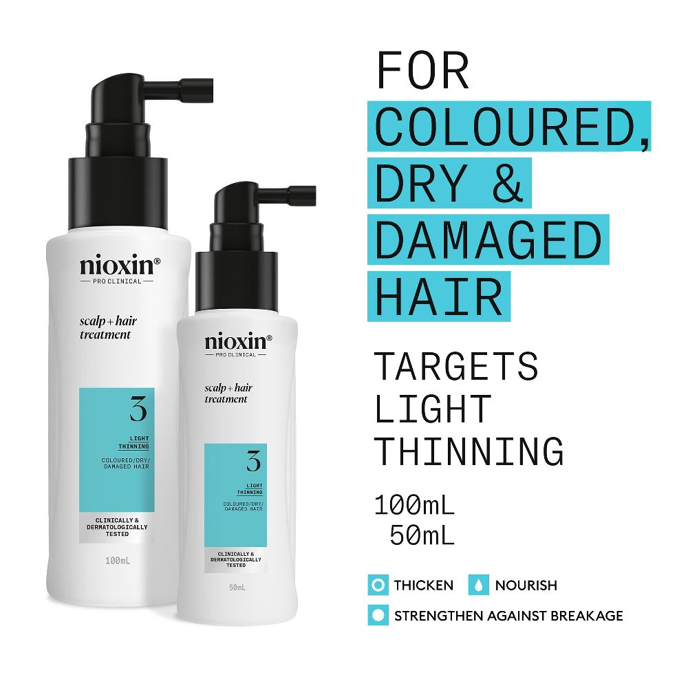 Lookfantastic NIOXIN Scalp And Hair Thickening System 3 Leave On Treatment 100ml