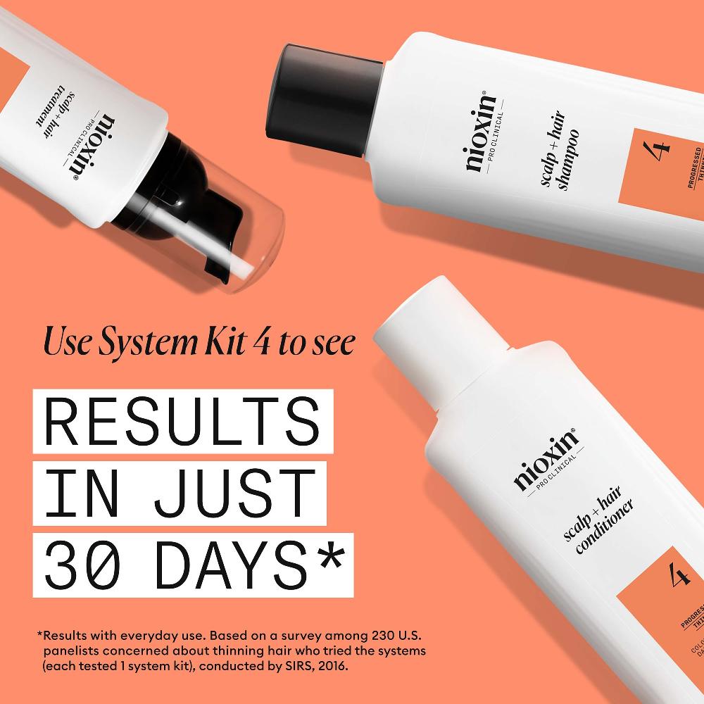 Lookfantastic NIOXIN Scalp And Hair Thickening System 4 Conditioner For Coloured Dry And Damaged Hair With Progressed Thinning 1L