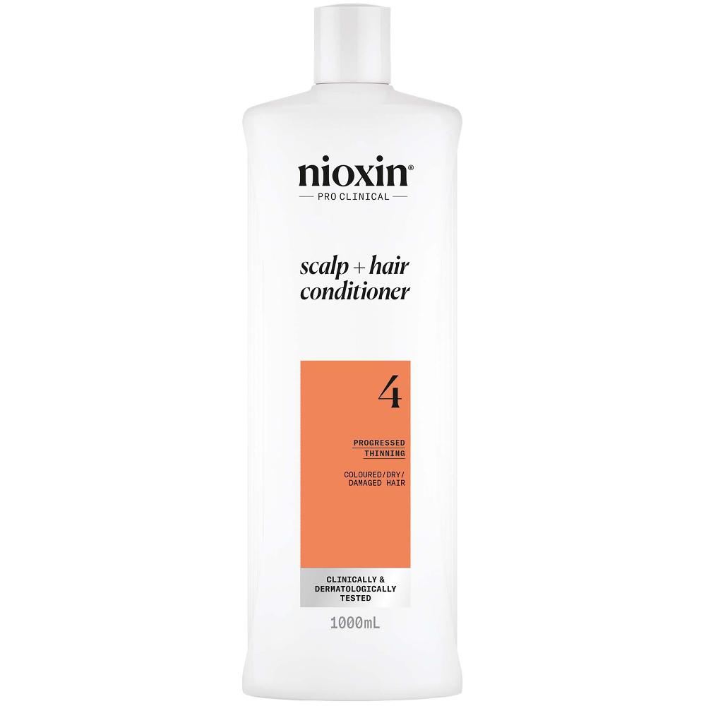 lookfantastic NIOXIN Scalp and Hair Thickening System 4 Conditioner for Coloured Dry and Damaged Hair with Progressed Thinning 1L