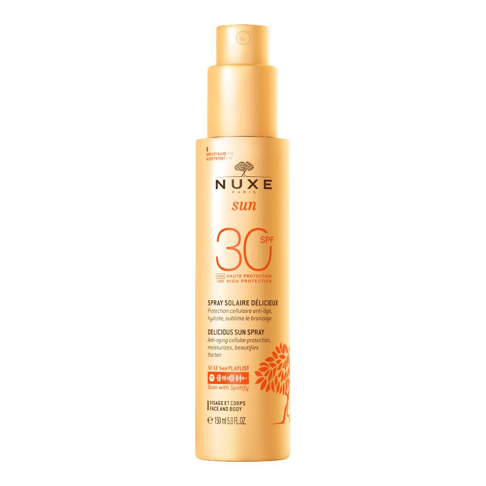 lookfantastic NUXE Delicious Sun Spray Hoher Schutz LSF 30 Gesicht und Körper Nuxe Sun 150 ml