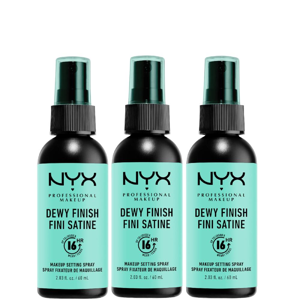 lookfantastic NYX Professional Makeup Dewy Setting Spray Trio