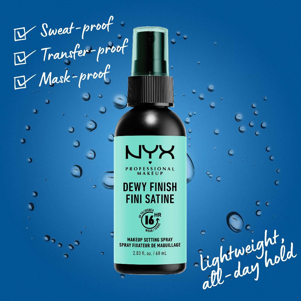 Lookfantastic NYX Professional Makeup Make Up Setting Spray - Dewy Finish/Long Lasting