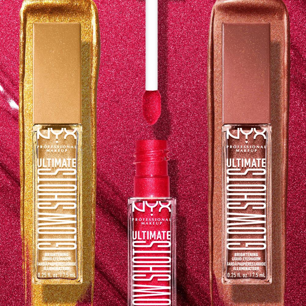 Lookfantastic NYX Professional Makeup Ultimate Glow Shots Vegan Liquid Eyeshadow 26g (Various Shades)