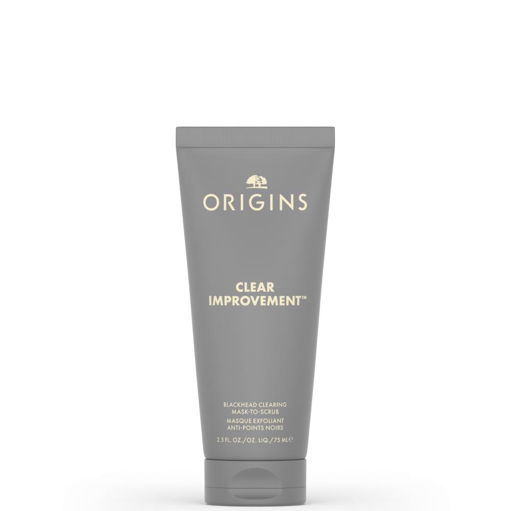 lookfantastic Origins Clear Improvement Blackhead Clearing Mask-to-Scrub 75ml
