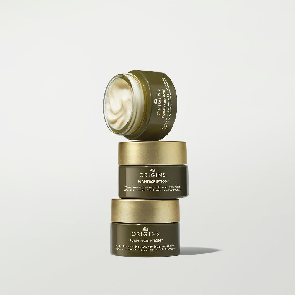 Lookfantastic Origins Plantscription Wrinkle Correction Augencreme Mit Verkapseltem Retinol 15 Ml