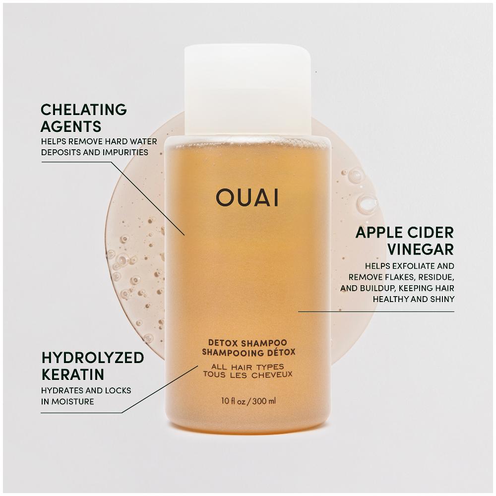 Lookfantastic OUAI Detox Shampoo Jumbo Size With Pump 474ml