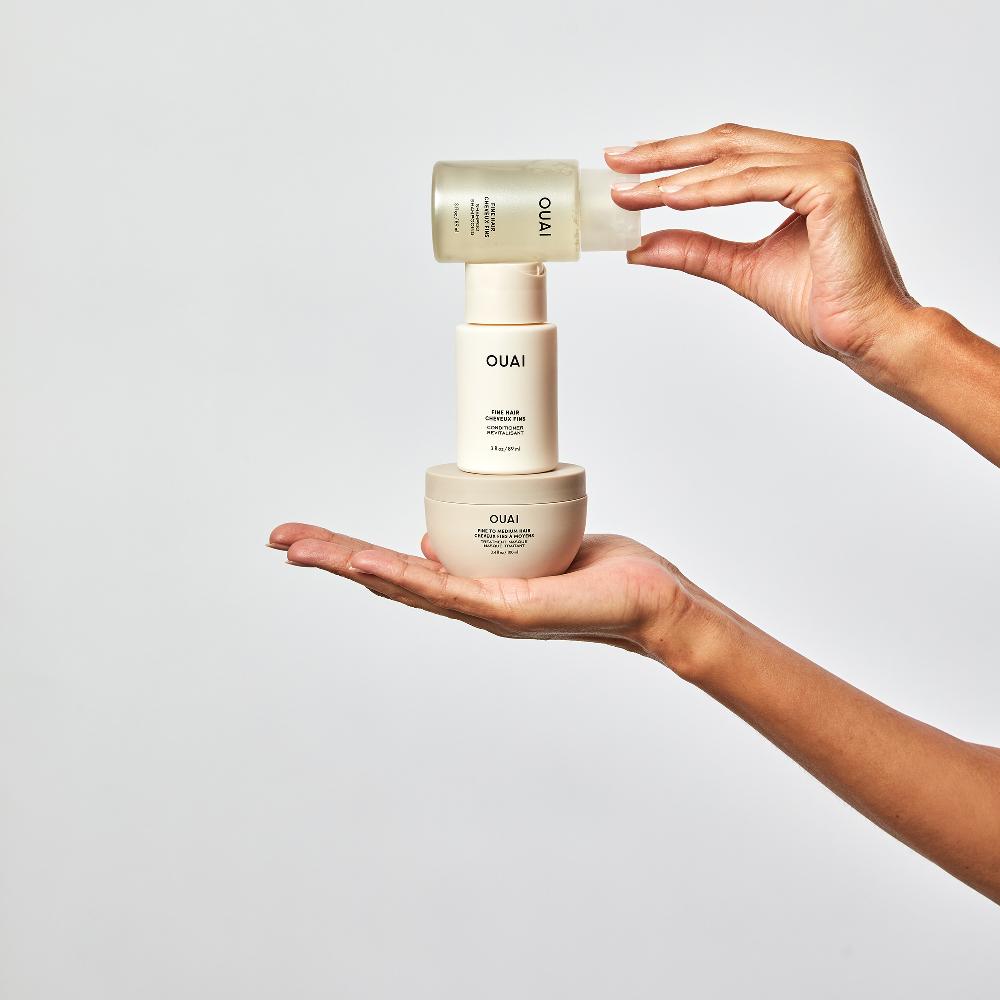 Lookfantastic OUAI Fine Shampoo And Conditioner Travel Bundle