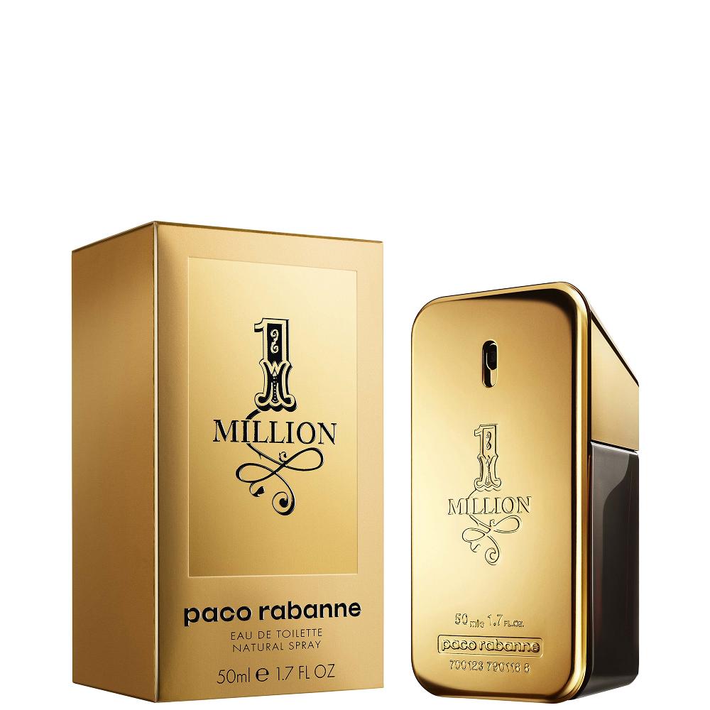 Lookfantastic Paco Rabanne 1Million For Him Eau De Toilette 50 Ml