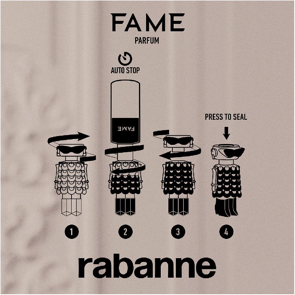 Lookfantastic Paco Rabanne FAME Parfum Refill Bottle 200ml