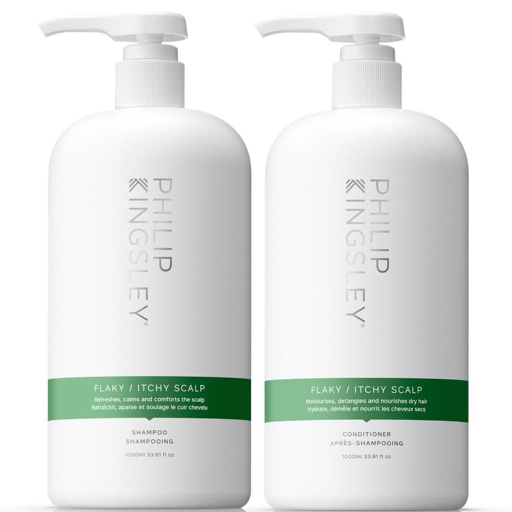 lookfantastic Philip Kingsley Flaky Itchy Shampoo and Conditioner 1000ml Duo