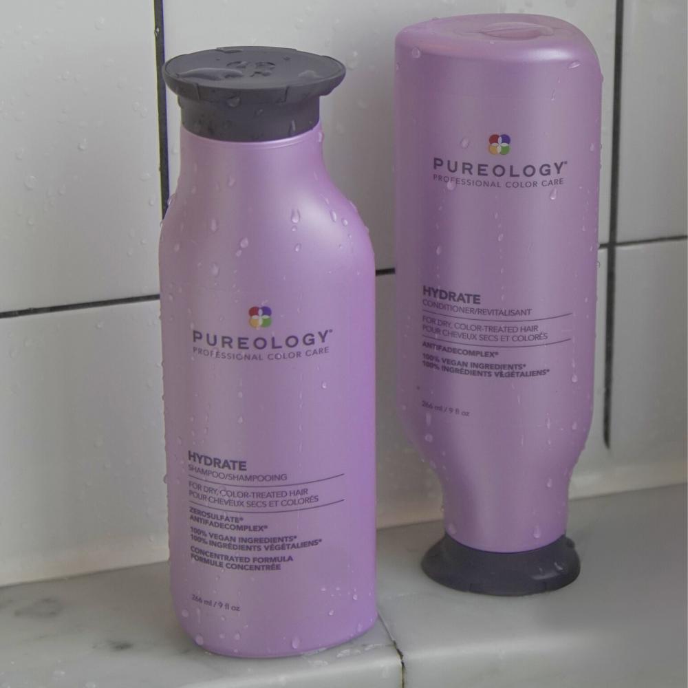 Lookfantastic Pureology Hydrate Shampoo And Conditioner Moisturising Bundle For Dry Hair Sulphate Free For A Gentle Cleanse