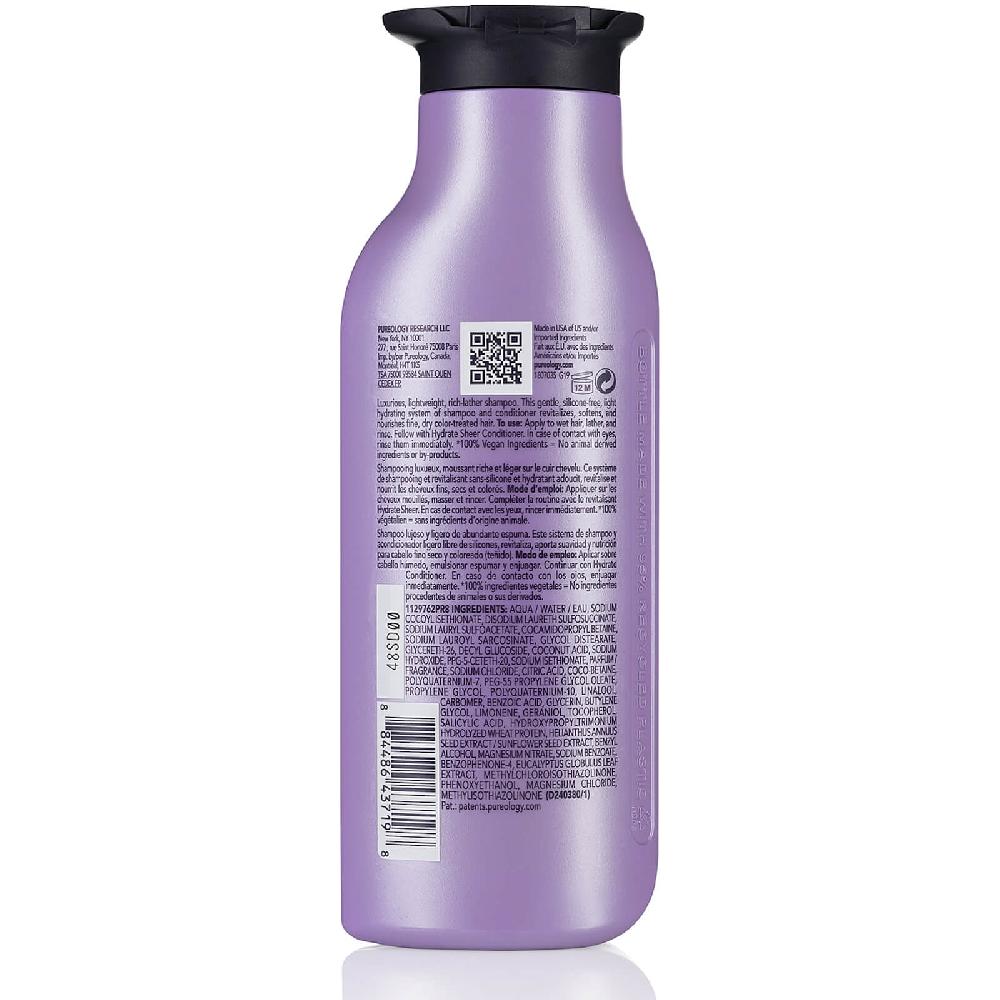 Lookfantastic Pureology Hydrate Sheer Shampoo 266ml