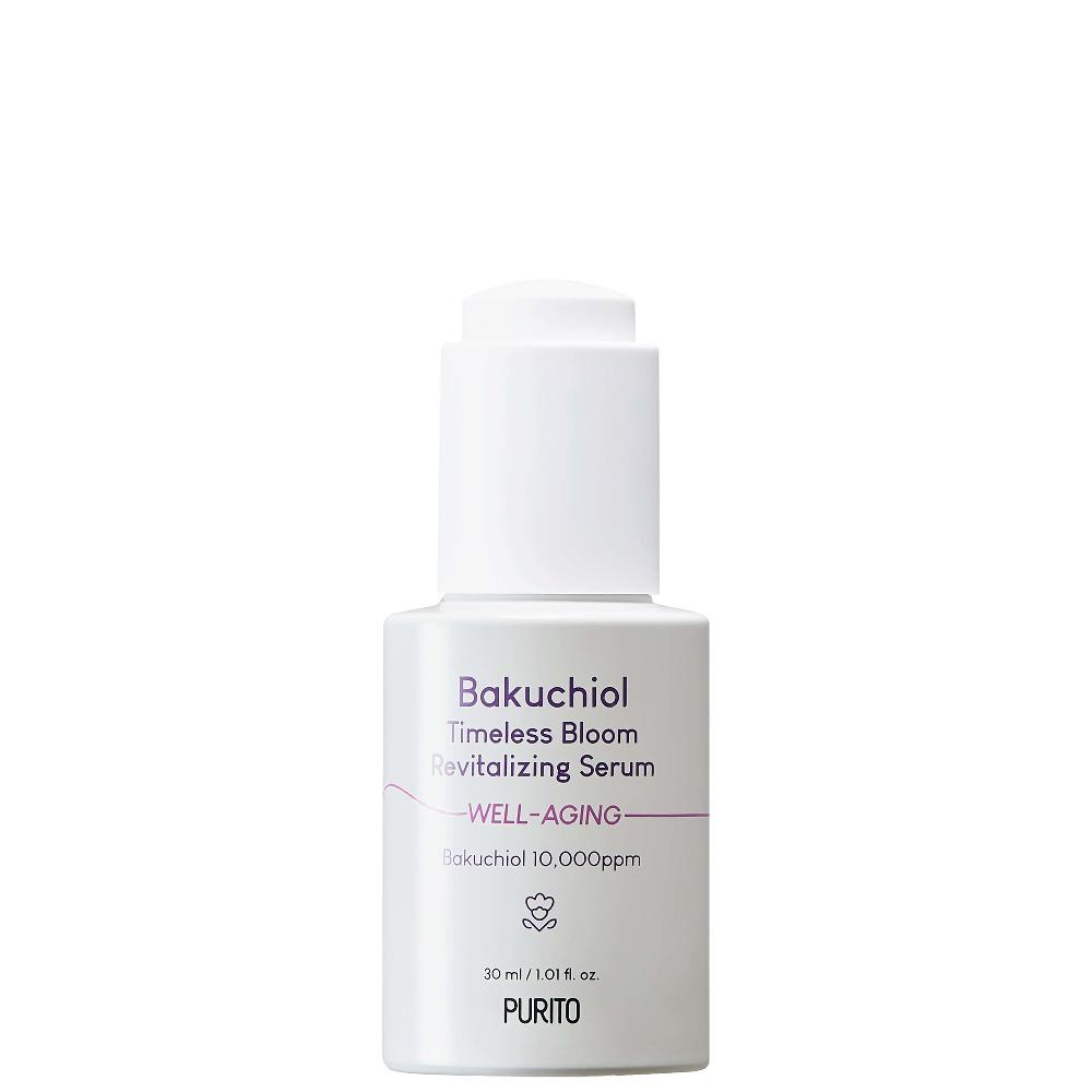 lookfantastic PURITO Bakuchiol Timeless Bloom Revitalisierendes Serum 30 ml