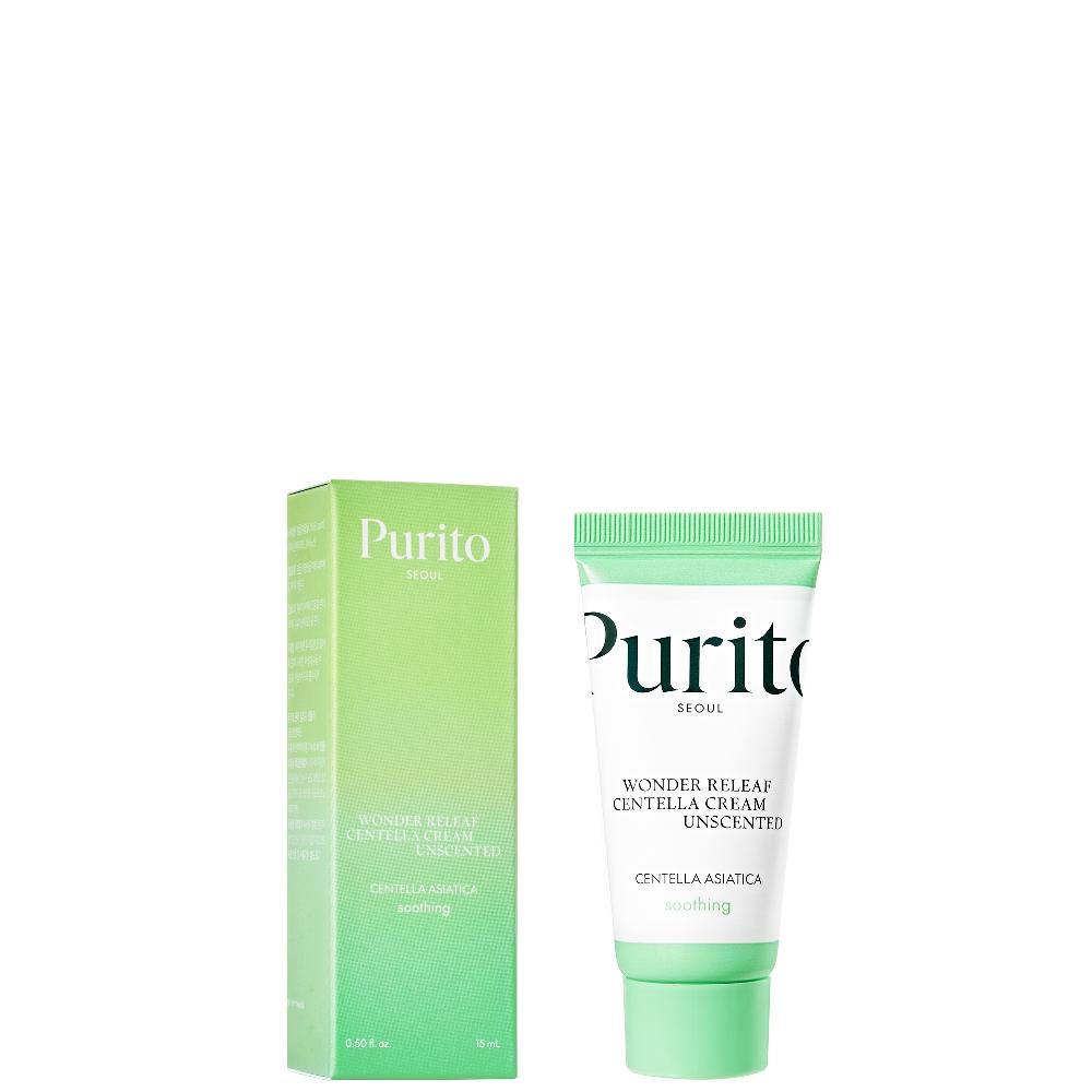 Lookfantastic PURITO Mini Wonder Releaf Centella Creme Ohne Duft 15 Ml