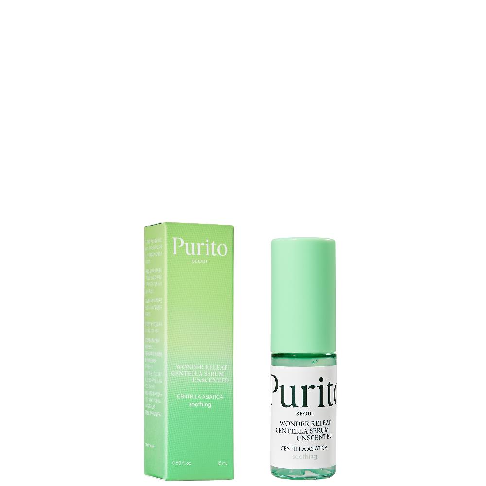 Lookfantastic PURITO Mini Wonder Releaf Centella Serum Ohne Duft 15 Ml