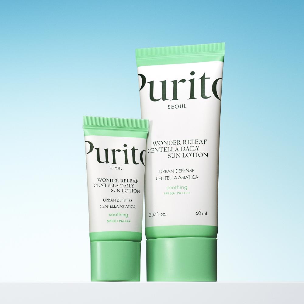 Lookfantastic PURITO Mini Wonder Releaf Centella Tägliche Sonnenlotion 15 Ml