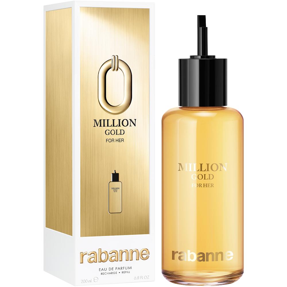 Lookfantastic Rabanne Million Gold For Her Eau De Parfum Refill 200ml