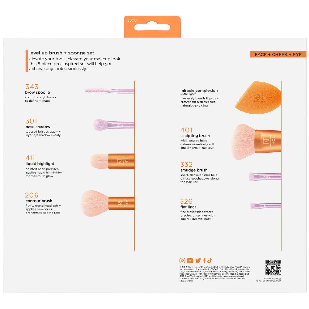 Lookfantastic Real Techniques Level Up Pinsel- Und Schwammset