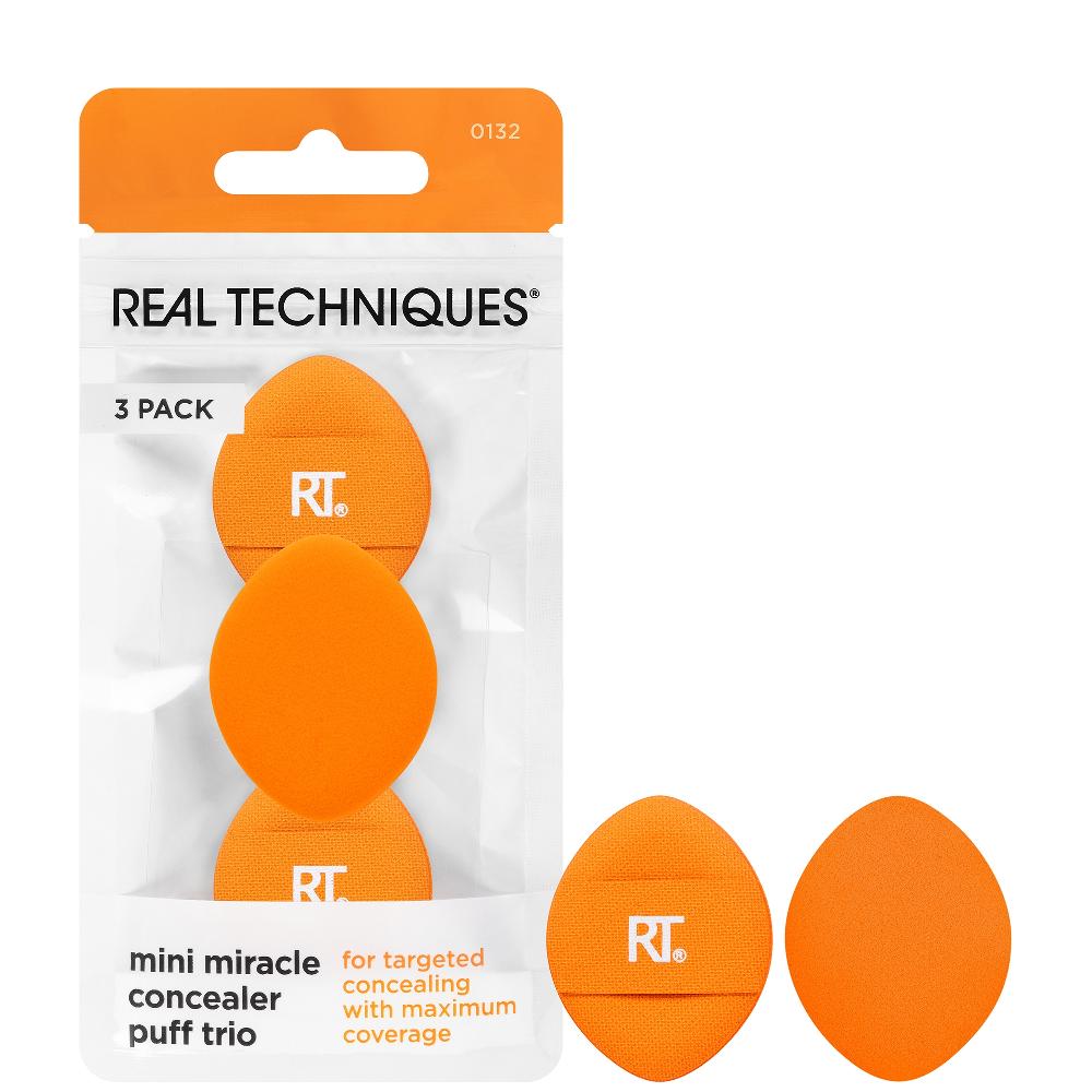 Lookfantastic Real Techniques Mini Miracle Concealerquasten-Trio