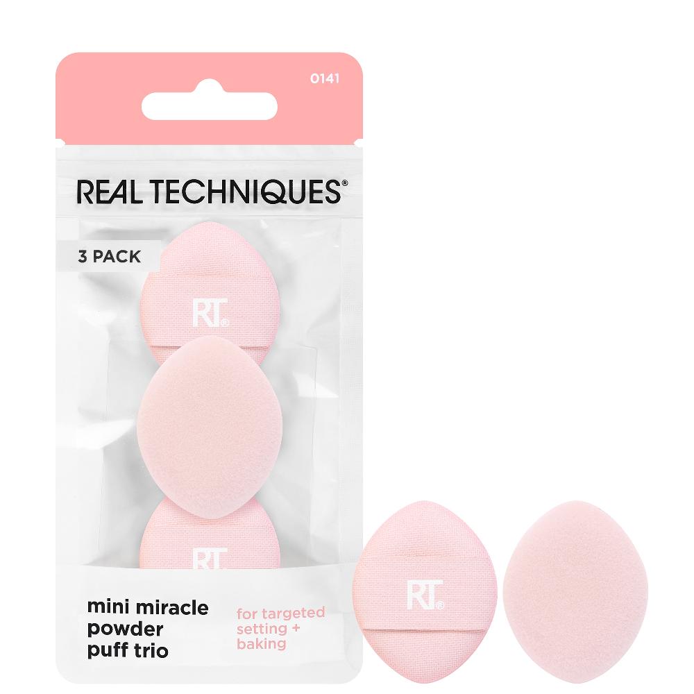 Lookfantastic Real Techniques Mini Miracle Puderquasten-Trio