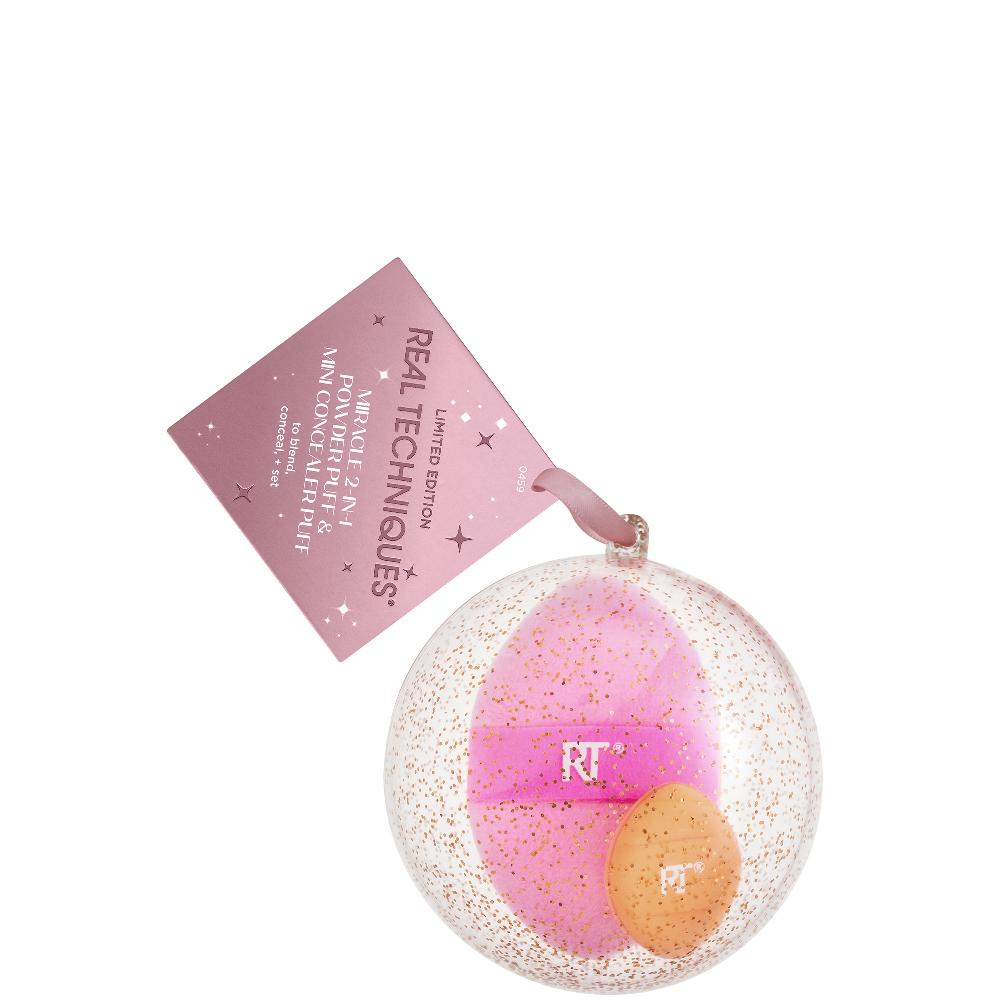 lookfantastic Real Techniques Miracle 2-in-1 Powder Puff and Mini Concealer Puff Ornament