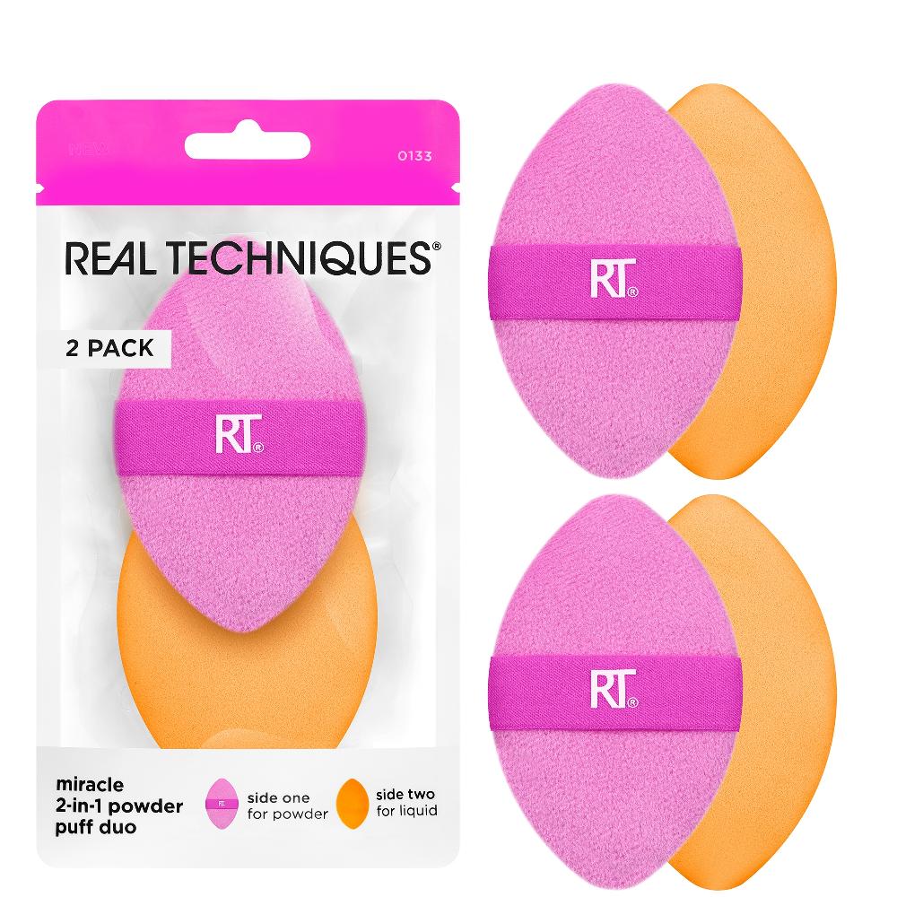 Lookfantastic Real Techniques Miracle 2-in-1 Puderquasten-Duo