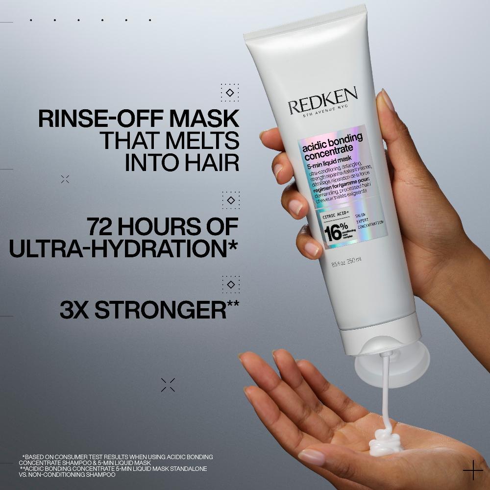 Lookfantastic Redken Acidic Bonding Concentrate 5-Minute Flüssige Reparierende Haarmaske 250 Ml