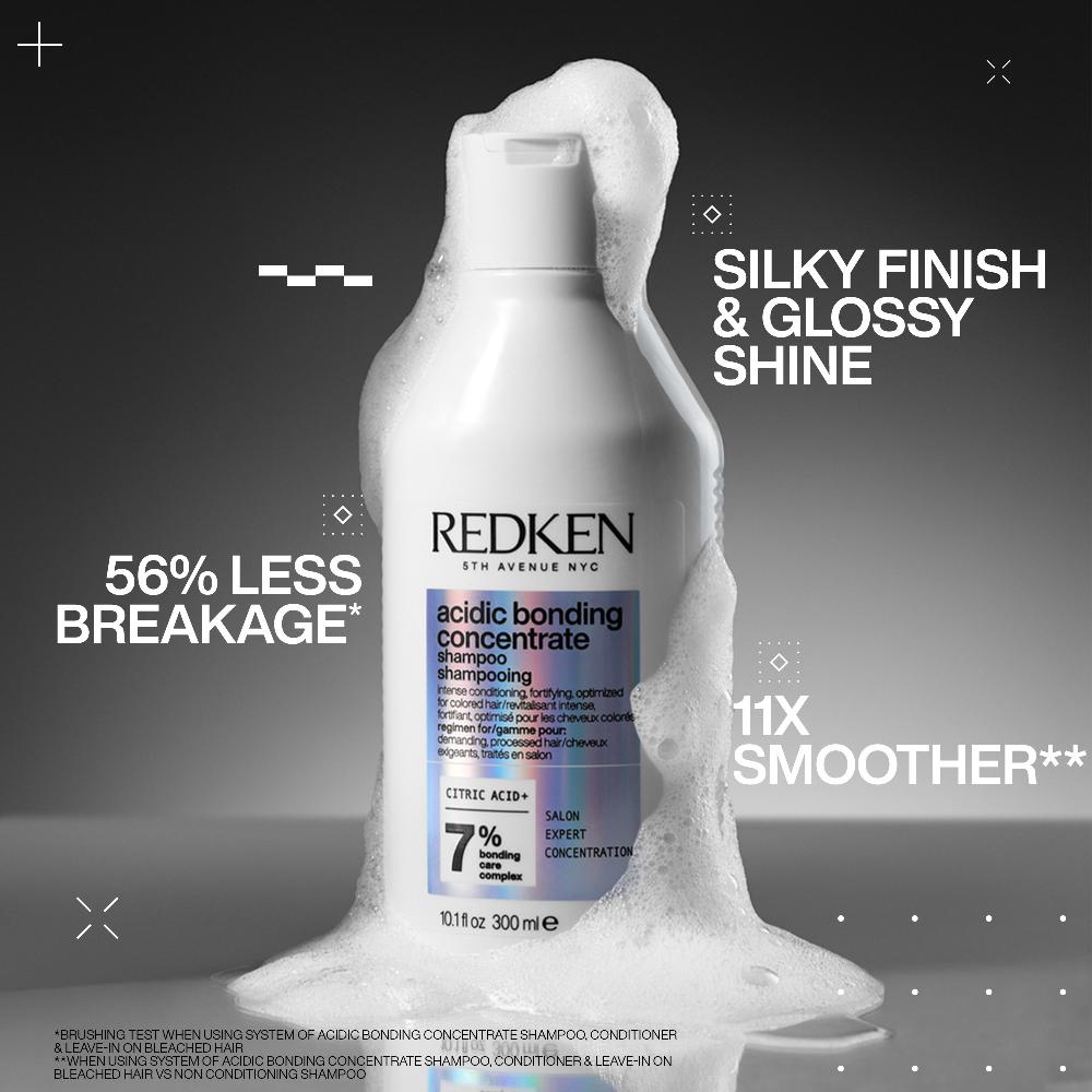Lookfantastic Redken Acidic Bonding Concentrate Bond Repair Sulfatfreies Shampoo Für Eine Sanfte Reinigung Supersize 500 Ml