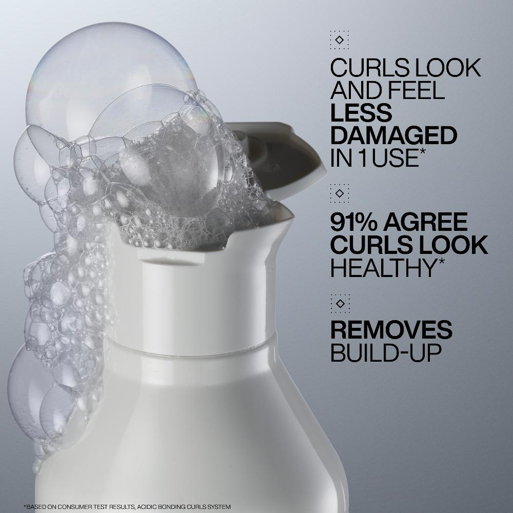 Lookfantastic Redken Acidic Bonding Concentrate Curls Silikonfreies Shampoo Für Geschädigte Locken Und Krauses Haar 300 Ml