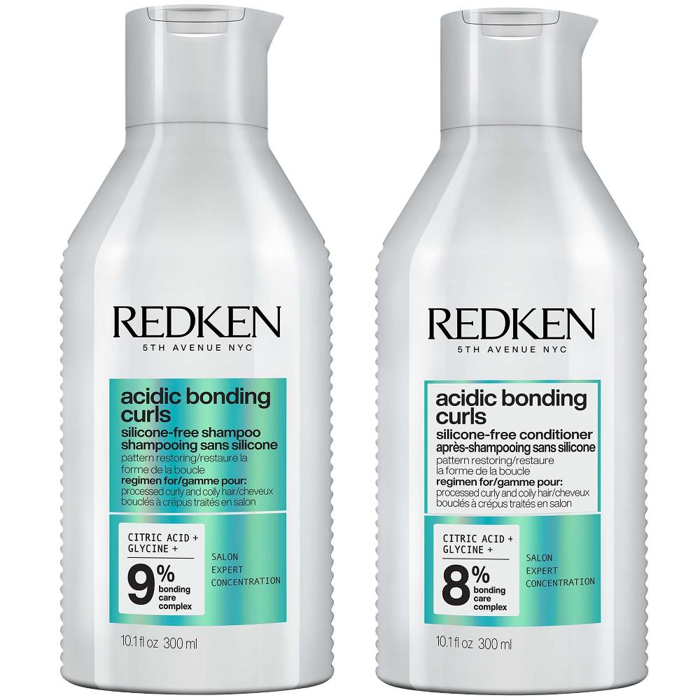lookfantastic Redken Acidic Bonding Curls Silicone-Free Shampoo and Conditioner Bundle for Restoring Damaged Curly and Coily Hair