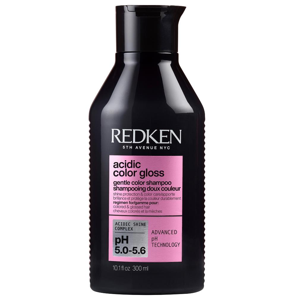 lookfantastic Redken Acidic Color Gloss Shampoo sulfatfrei für eine sanfte Reinigung und Glas-ähnlichen Glanz für farbbehandeltes Haar 300 ml