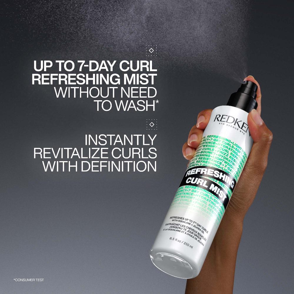 Lookfantastic Redken Hydrating Curl Defining Cream And Refreshing Curl Hair Mist Bundle For Curly And Coily Hair