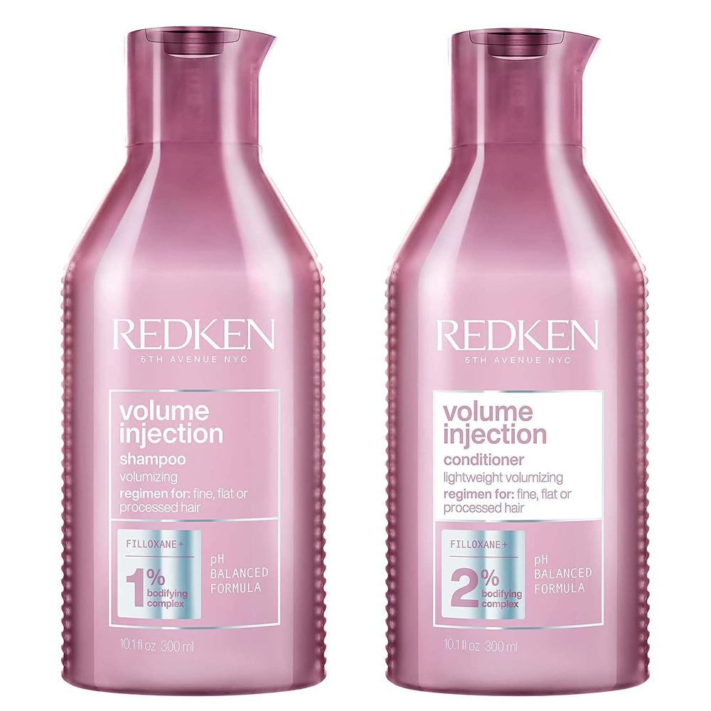lookfantastic Redken Volume Injection Shampoo 300ml and Volume Injection Conditioner 250ml Duo