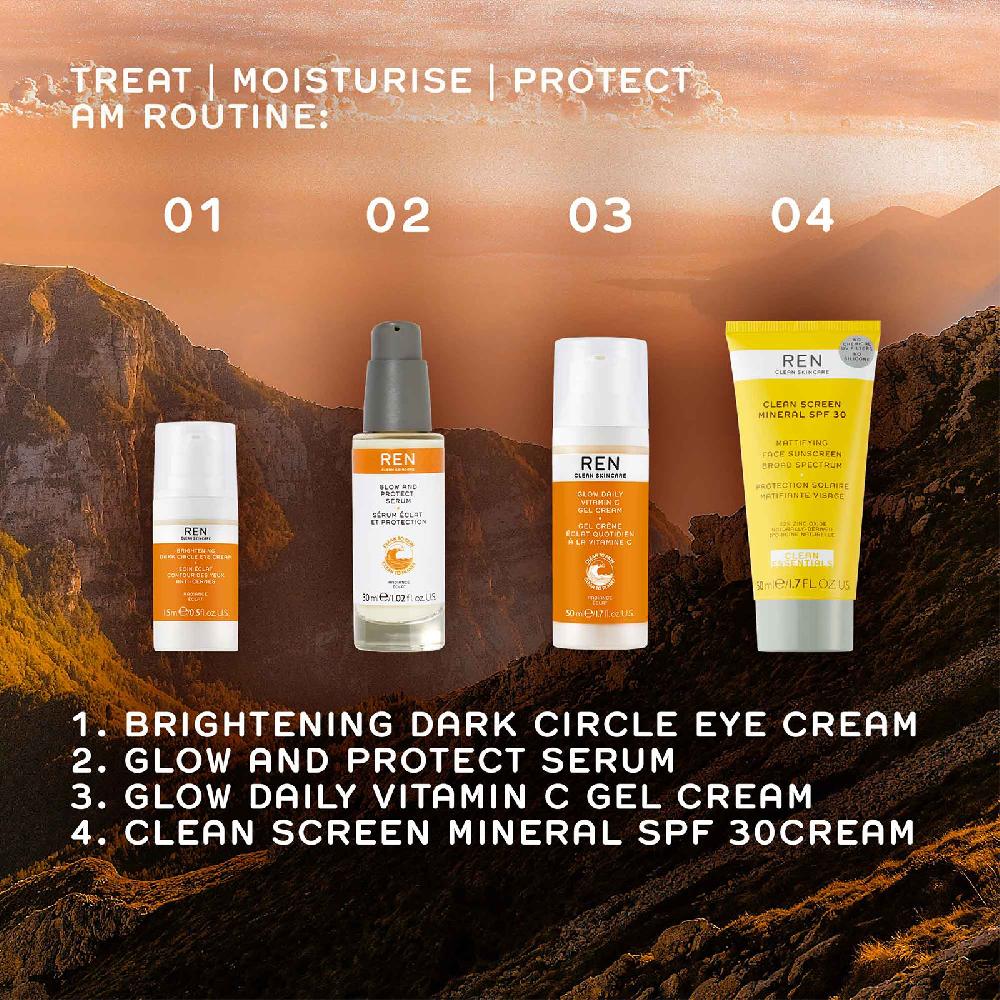 Lookfantastic REN Clean Skincare Glow And Protect Serum 30 Ml
