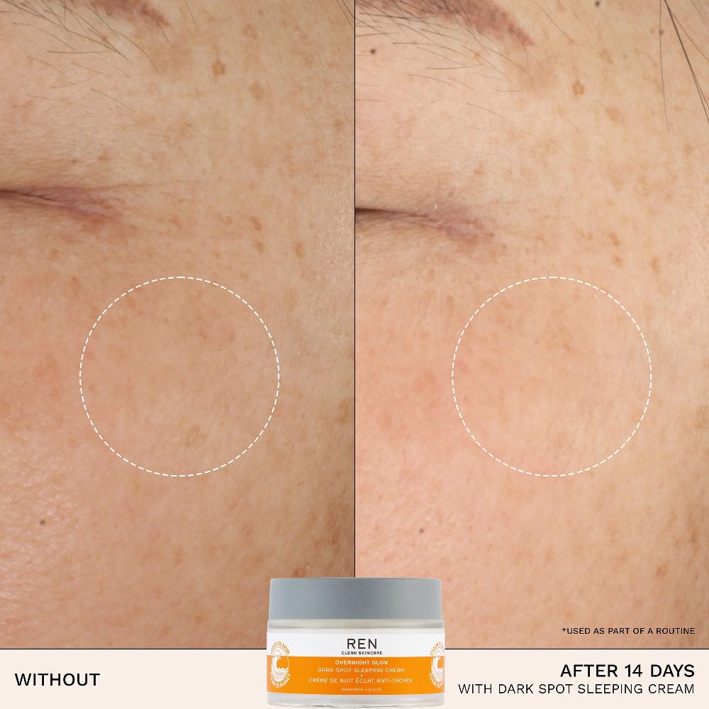 Lookfantastic REN Clean Skincare Overnight Glow Nachtcreme Gegen Altersflecken 50 Ml