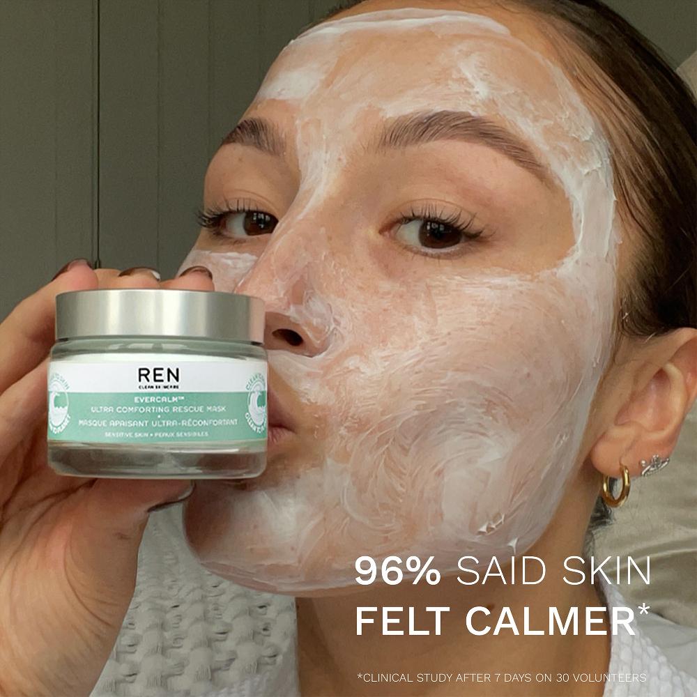 Lookfantastic REN Clean Skincare Ultra Comforting Rescue Maske 50 Ml