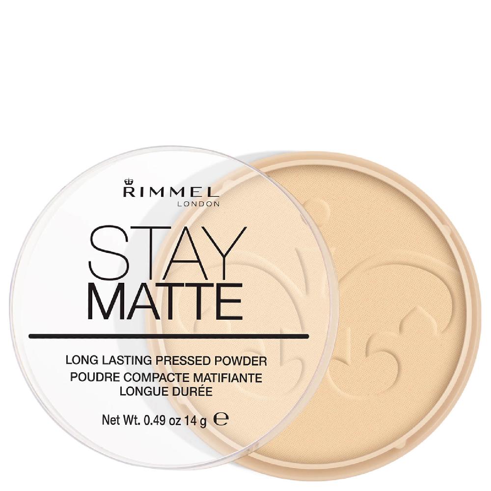 Lookfantastic Rimmel Stay Matte Gepresstes Puder - Transparent