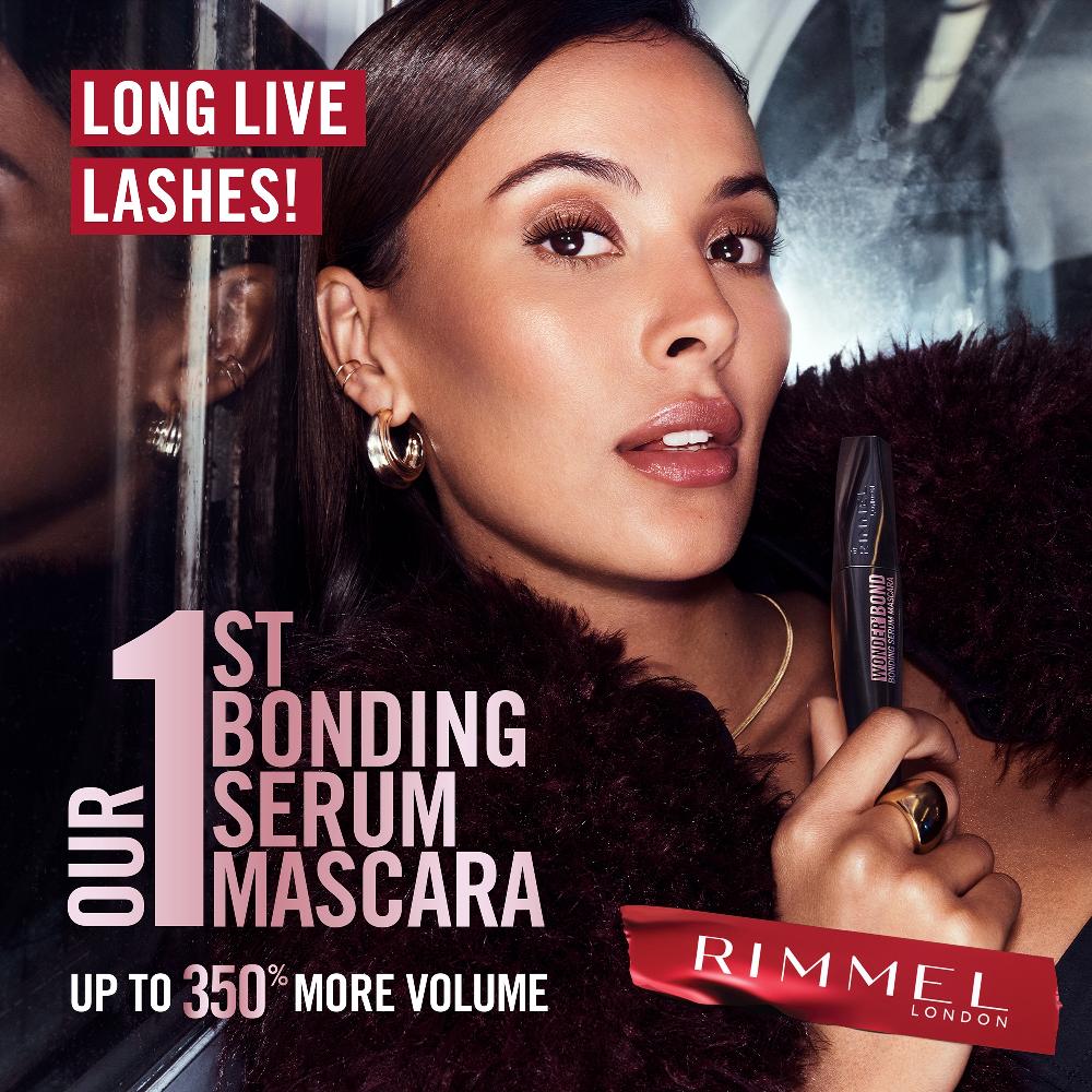 Lookfantastic Rimmel Wonder'Bond Bonding Serum Mascara - 001 Schwarz 11 Ml
