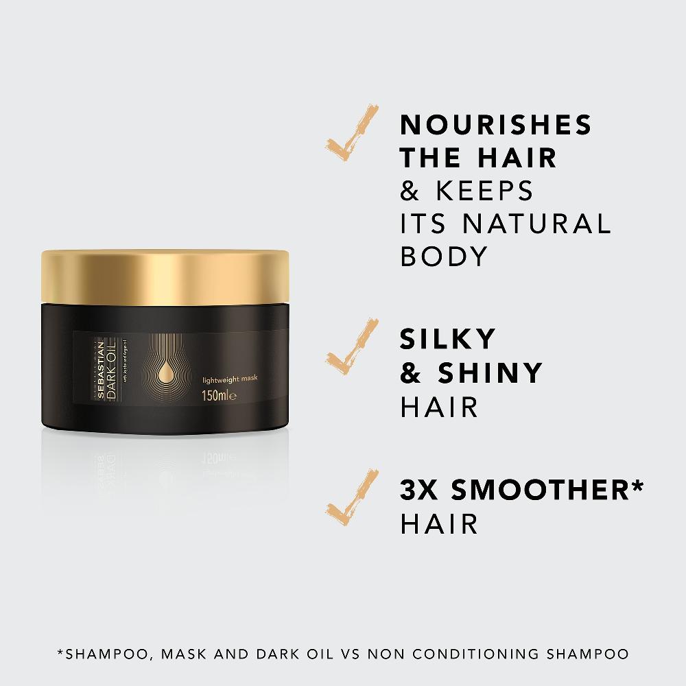 Lookfantastic Sebastian Professional Dark Oil Lightweight Mask 150ml