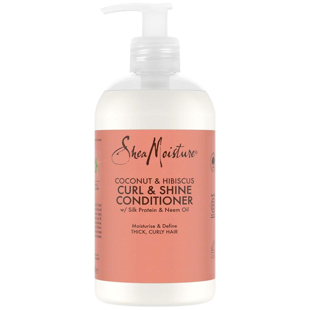 lookfantastic Shea Moisture Coconut & Hibiscus Curl & Shine Conditioner 384 ml