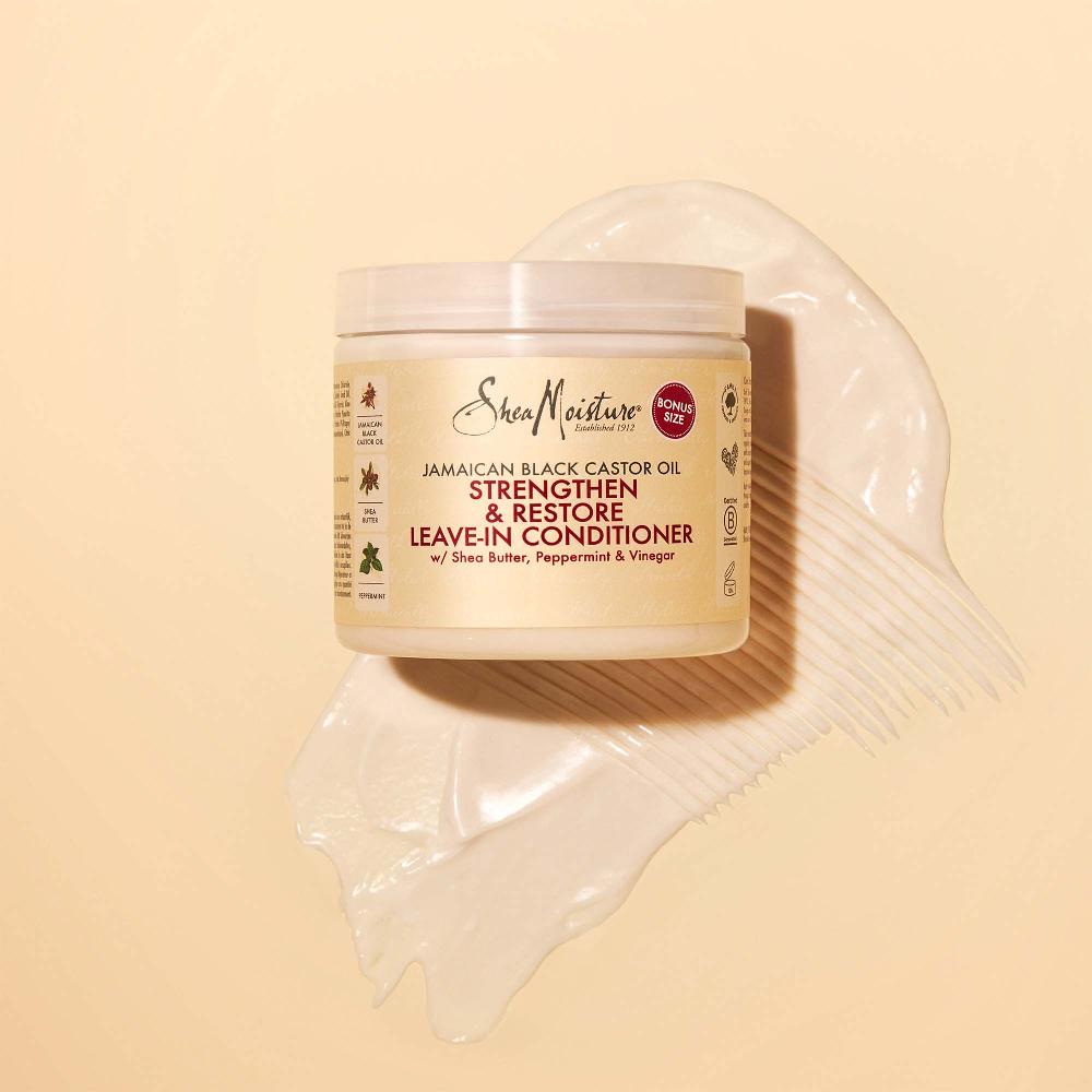 Lookfantastic Shea Moisture Jamaican Black Castor Oil Strengthen Grow & Restore Leave-In Conditioner 454g