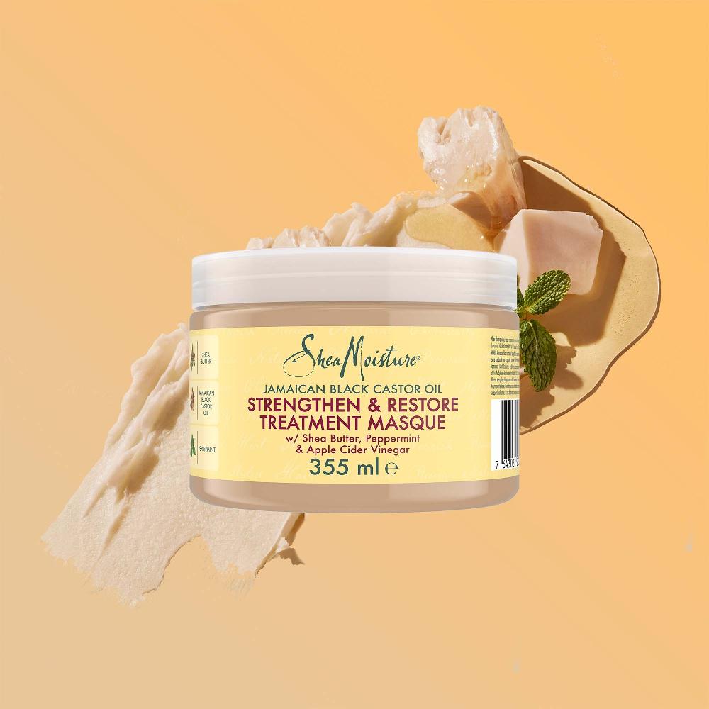 Lookfantastic Shea Moisture Jamaican Black Castor Oil Strengthen Grow & Restore Treatment Masque 340g