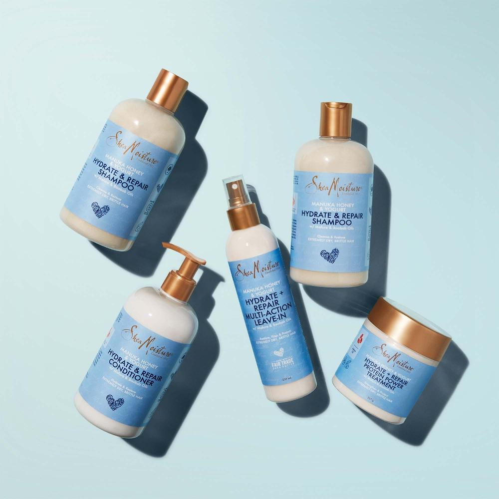 Lookfantastic Shea Moisture Manuka Honey & Yogurt Hydrate & Repair Multi-Action Leave-in-Spülung 237 Ml