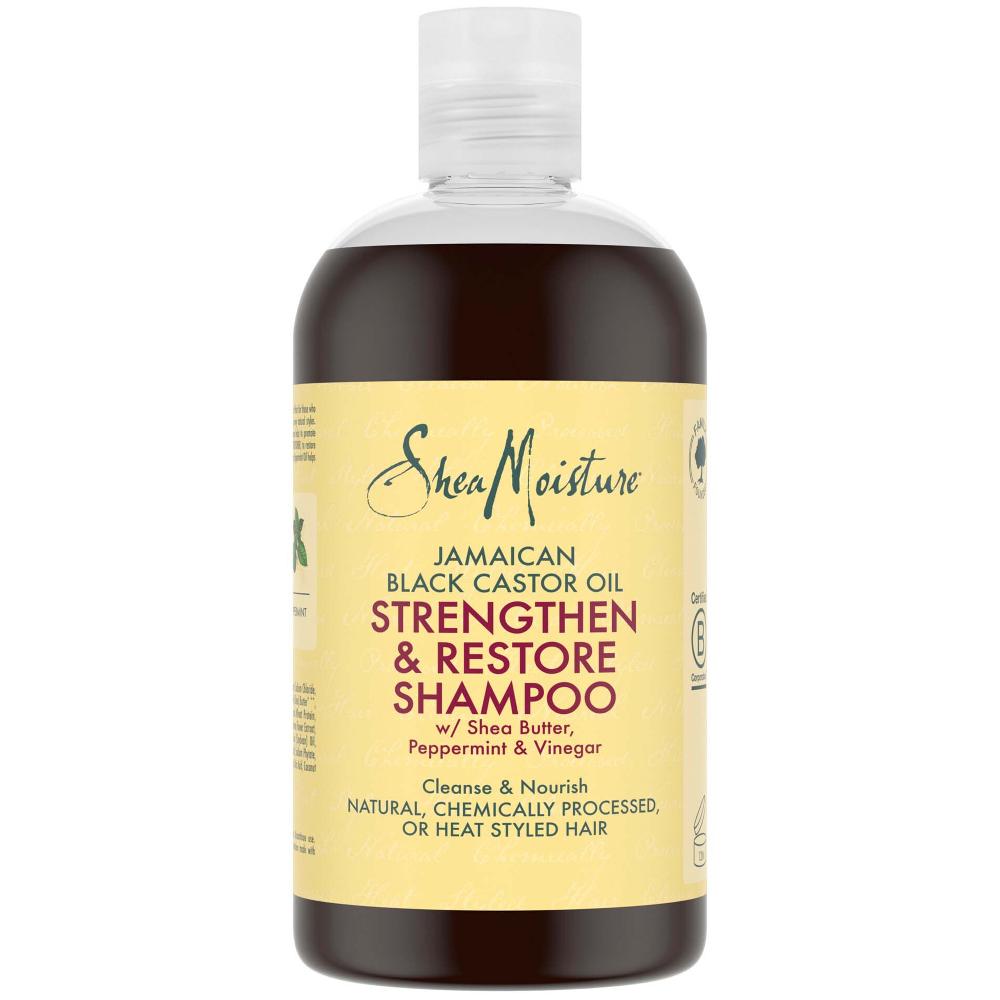 lookfantastic SheaMoisture Jamaican Black Castor Oil Strengthen Grow & Restore Shampoo 384ml