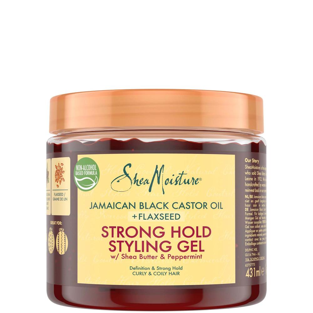 lookfantastic SheaMoisture Jamaican Black Castor Oil Strong Hold Styling Gel 431ml