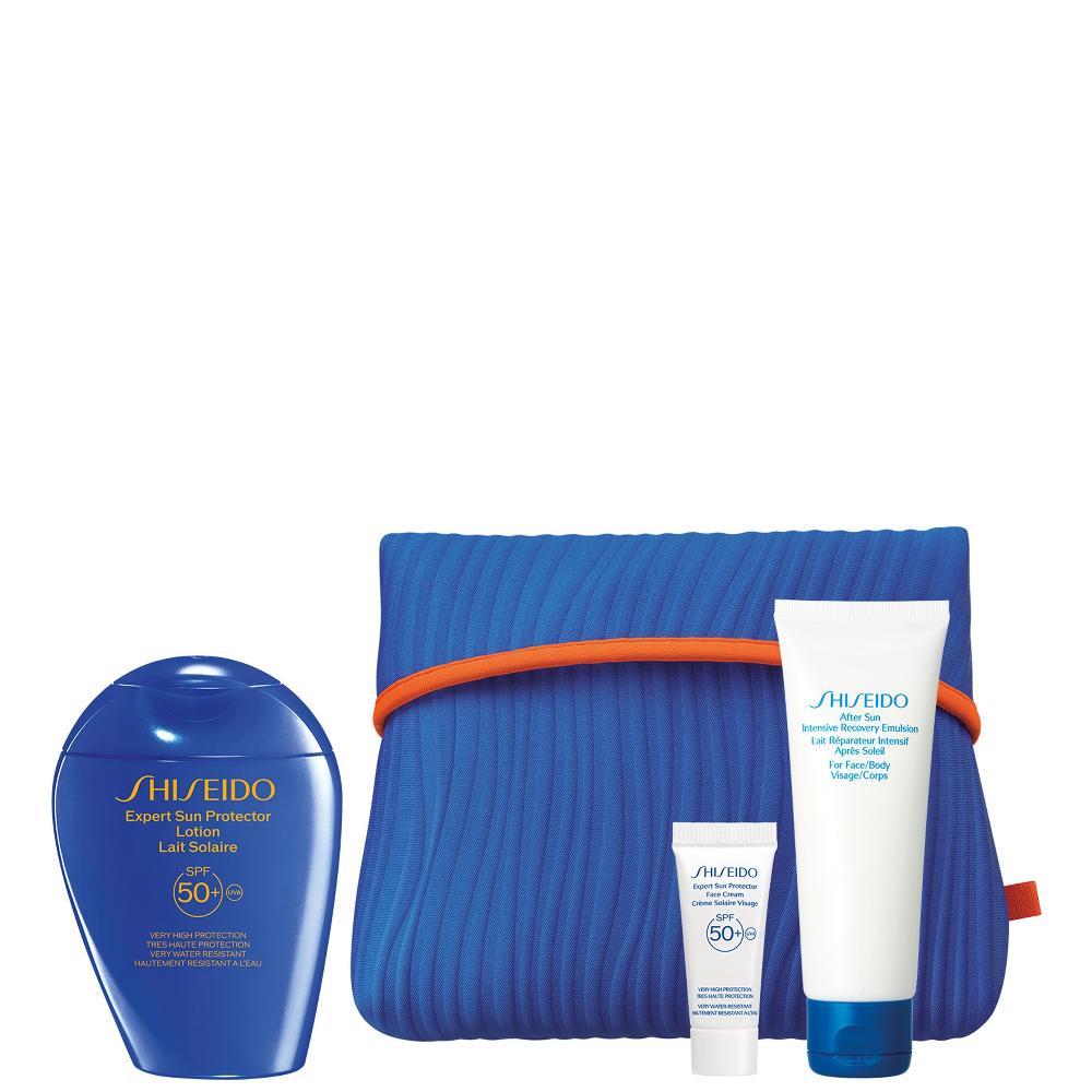 lookfantastic Shiseido Exclusive Global Suncare Expert Schutz gegen sonnenbedingte Alterung LSF 50 Set