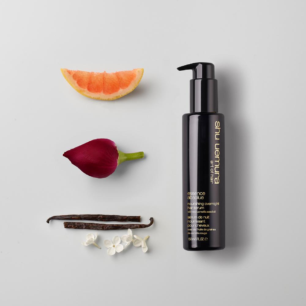 Lookfantastic Shu Uemura Art Of Hair Essence Absolue Oil And Essence Absolue Overnight Serum Duo For Hair Protectection