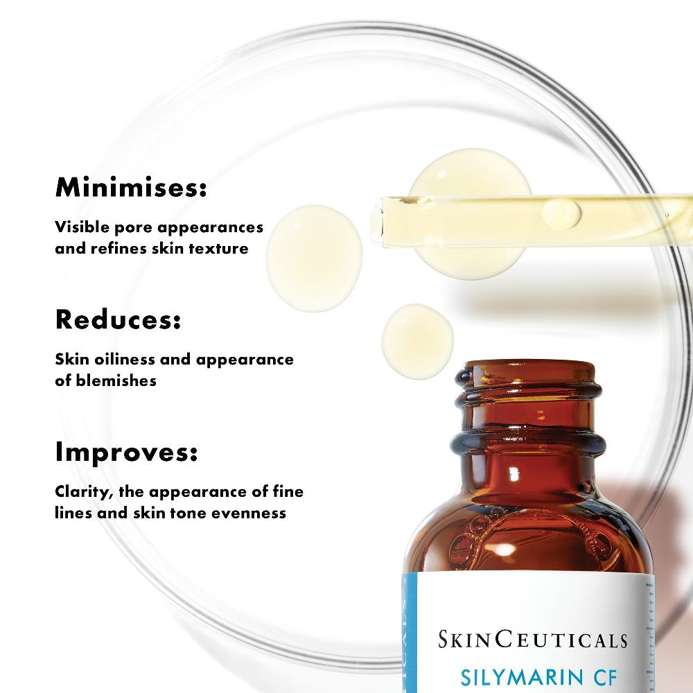 Lookfantastic SkinCeuticals Silymarin CF Vitamin C Salicylic Acid Antioxidant Serum 30 Ml